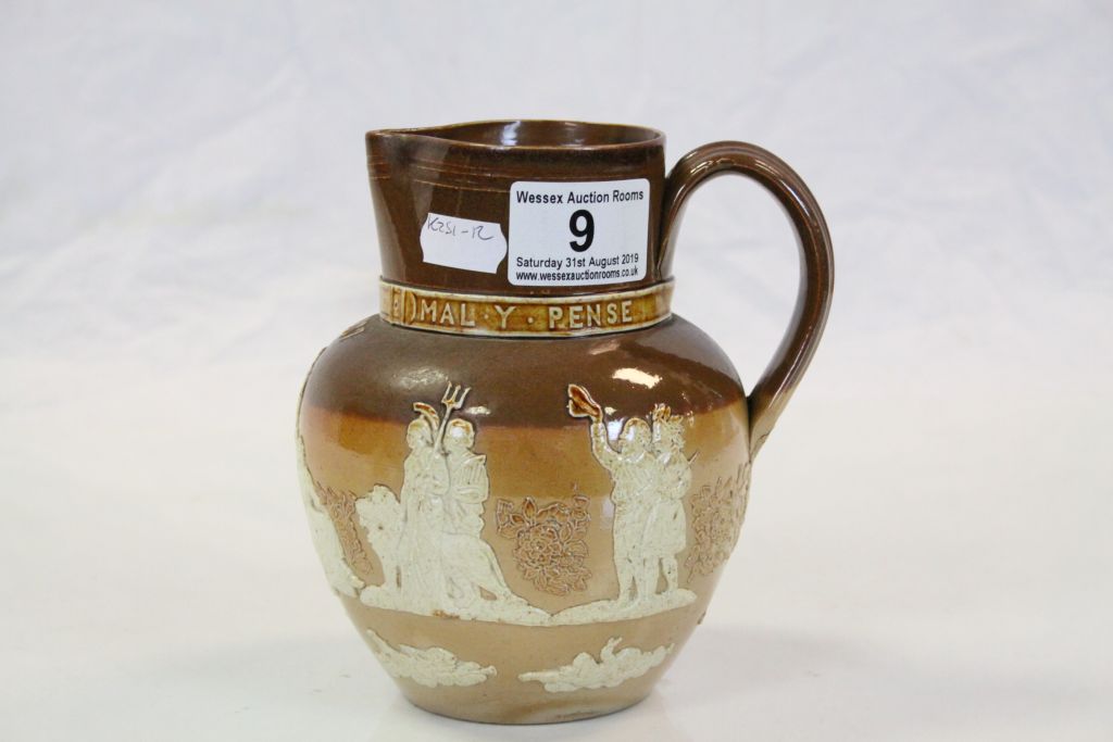 19th Century Doulton Lambeth Saltglaze Jubliee Jug - Image 3 of 4