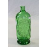 Green glass soda siphon "Mumby & Co Portsmouth" (no top)