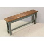 Substantial Oak Kitchen Bench