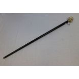 Walking stick with skull handle