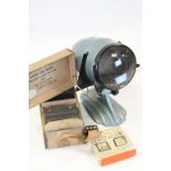 Vintage slide projector made by Gnome with two boxes of slides