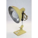 Vintage Pifco adjustable table lamp with cast iron base