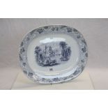 Large 19th Century Davenport meat plate