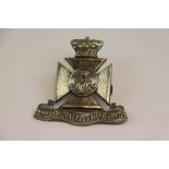 A 2nd Volunteer Battalion Of The Wiltshire Regiment Cap Badge. White Metal Construction With Two