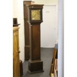 Georgian Oak Longcase Clock, by Thomas Dicker of Silchester