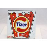 Vintage "Tizer" double sided Advertising Sign, approx 38 x 38cm
