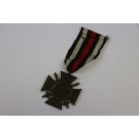 A World War One / WW1 German 1914-1918 Cross Of Honour For Combatants, Maker Marked To Verso.