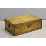 Vintage pine tack box