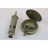 A World War One / WW1 Compass Dated 1915 By Short & Mason Ltd London, Marked With The Broad Arrow,