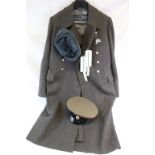 Russian / Soviet Uniform Belonging To A Colonel To Include Cap, Overcoat, Shoulder Boards And