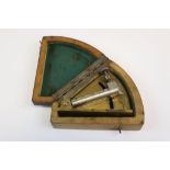 A World War One / WW1 German Military Artillery Clinometer By Simpson & Co SUHL, Complete With