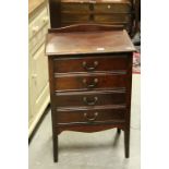 Late 19th / Early 20th century Four Drawer Sheet Music Cabinet, 54cms wide x 80cms high