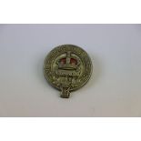 A World War One / WW1 Canadian / Canada For Honourable Service Badge, Numbered To The Rear 85223.