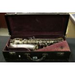Cased American ' The Buescher ' Saxophone