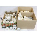 Large quantity of Royal Worcester Evesham ceramic table ware to include serving dishes, tureen,