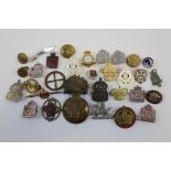 A Collection Of Mainly Military Badges And Buttons To Include A Royal Dublin Fusiliers Glengarry