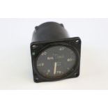 A Vintage World War Two Era Aircraft Fuel Gauge Indicator.