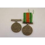 A British World War Two / WW2 Full Size Medal Pair To Include The British War Medal And The