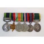 A British Military Full Size Group Of Six Medals To Include The 1930-31 North West Frontier Medal,