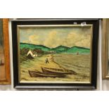 Oil painting on canvas titled Donegal Bay 1934