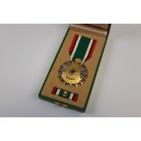 A Full Size Cased Liberation Of Kuwait Medal Issued By The Kingdom Of Saudi Arabia.