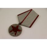 A Russian Soviet Full Size Medal For The 20th Anniversary Of The Workers And Peasants Red Army,