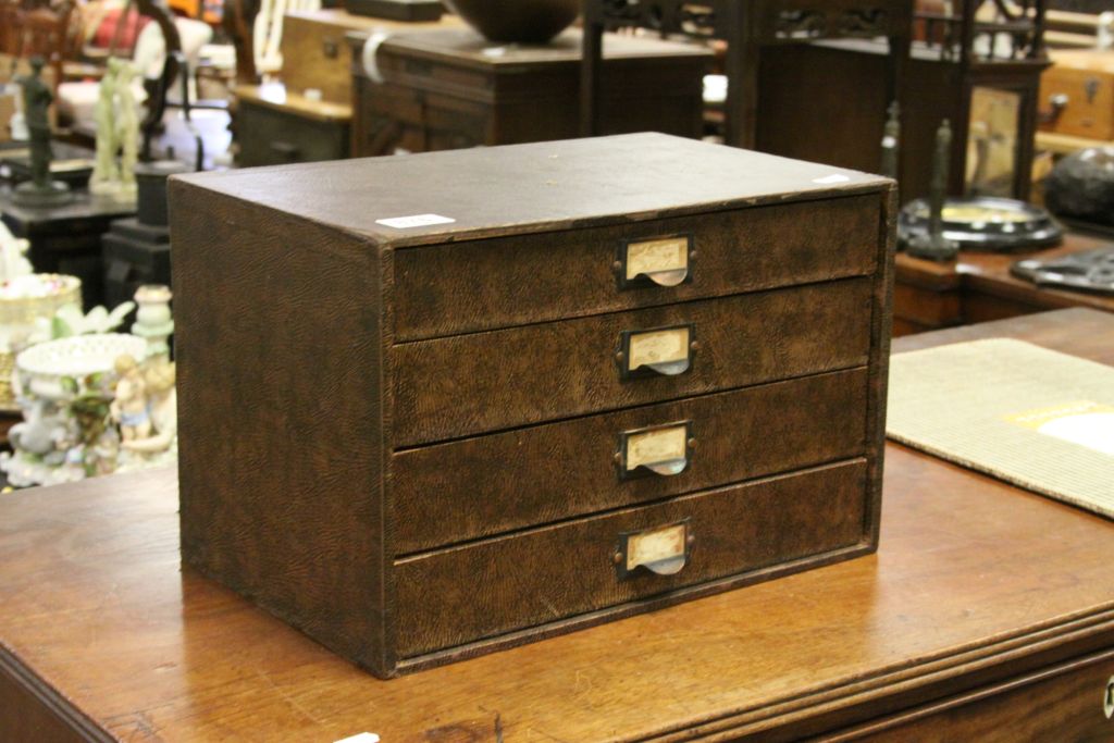 Vintage four drawer stationary chest made by Winel