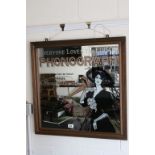 Vintage style advertising mirror Edison Phonograph