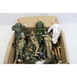 12 HM Forces figures plus a quantity of related accessories and clothing