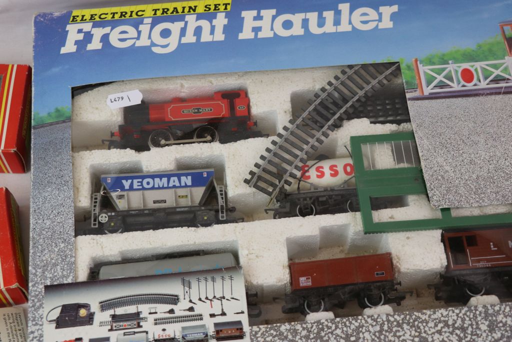 Boxed Hornby OO gauge R851 Freight Hauler train set appearing complete plus 2 x boxed Hornby - Image 3 of 7