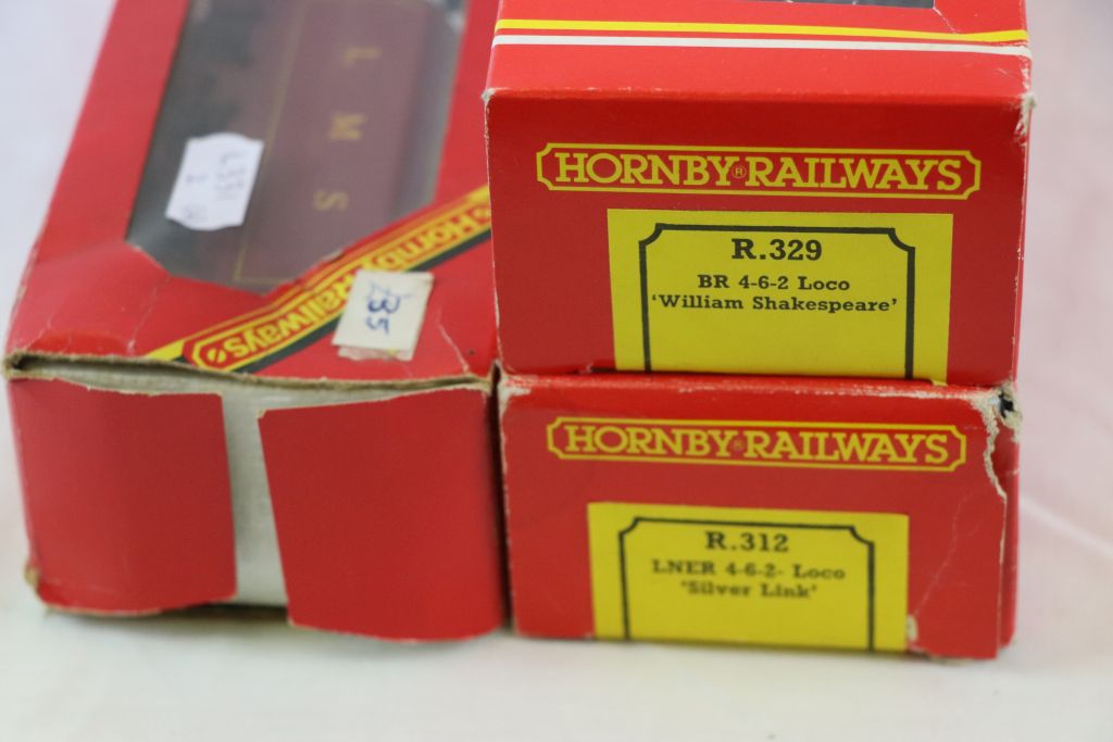 Three boxed Hornby OO gauge locomotives to include R312 LNER 4-6-2 Loco Silver Link, R329 BR 4-6-2 - Image 6 of 6