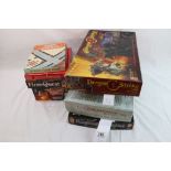 8 boxed Dungeons and Dragons role playing game to include TSP First Quest, TSR Basic Rules Set 1,