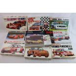 10 boxed model kit to include 3 x 1:24 ESCI featuring 3017 Lancia Beta, 3001 Porsche