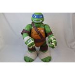 Large Plastic Ninja Turtle toy dated 2015 & approx 61cm long