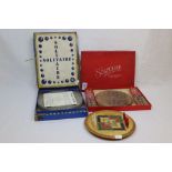 19th Century Board game "Of The Mill" & two boxed Solitaire Games with Marbles