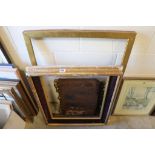 Three gilt picture frames