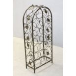 Metal Twenty Bottle Wine Rack, 79cms high