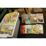 A large collection of vintage ladybird books, to also include three vintage Enid Blyton books