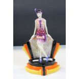 Boxed Kevin Francis ceramic figurine Hullabalu-Lu "First in the Ritzy Girl Series", ltd edn no.445