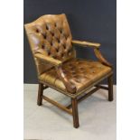 Leather Gainsborough Type Chair