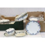 Burgess and Leigh dinner service to include dinner plates, meat plates etc