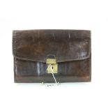 Vintage Fiocchi Italian leather trifold document wallet