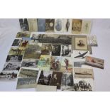A Collection Of Approx 39 x Military Photographs And Postcards, Mainly From World War One To Include