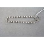 Gucci ball link silver bracelet