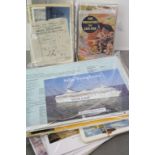 Bag of mixed vintage Ephemera to include Shipping related
