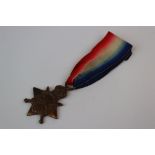 A Full Size World War One / WW1 British 1914-15 Star Medal With Original Ribbon Issued To 78940 PTE.