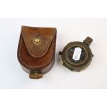 A World War One / WW1 British Military Marching Compass No.103571, Dated 1917 And Marked With The