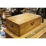 Vintage pine tack box