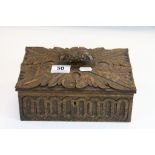 Art Nouveau carved box