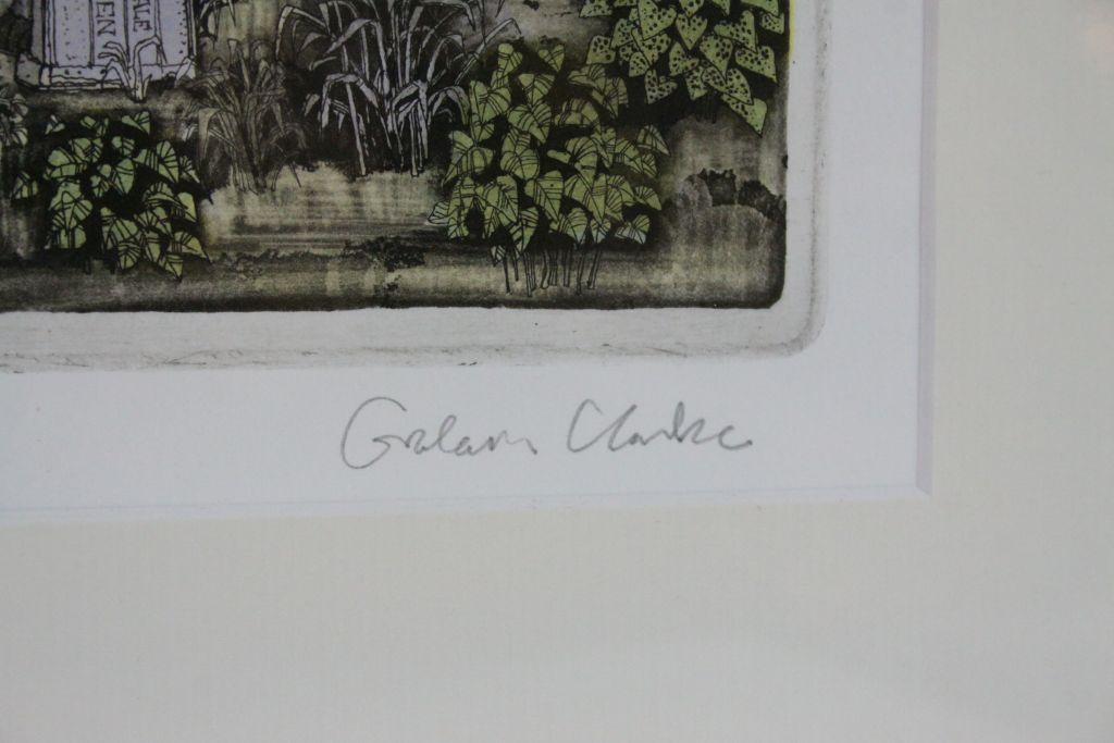 Framed & glazed Limited Edition coloured Print "The Sweet Nightingale" by Graham Clarke, image - Image 4 of 5